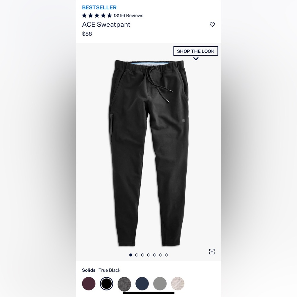 Mack Weldon ACE Sweatpants - Black